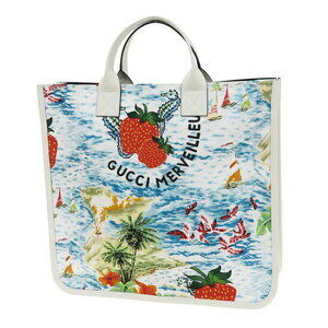 Gucci Strawberry print Tote Bag tropical island